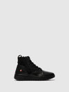 Lace-up Ankle Boots EDIN713SOF BLACK/BLACK NEOPRENE